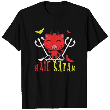 Discover Kawaii Satan Devil Metal Music Lover Rock T Shirts