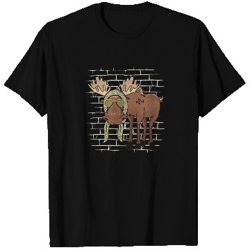 Discover Moose Elk Sunglasses Scarf T Shirts