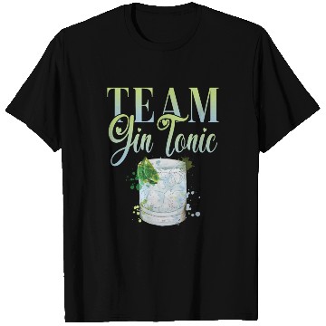 Discover Team Gin Tonic Cocktail for Bartender T Shirts