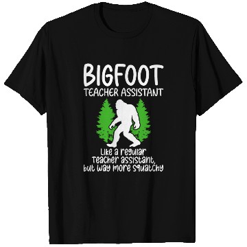Discover Bigfoot Party Supplies Bigfoot Teacher Assistant T Shirts