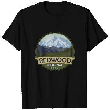 Discover Cool Vintage Retro Redwood National Park Mountain T Shirts