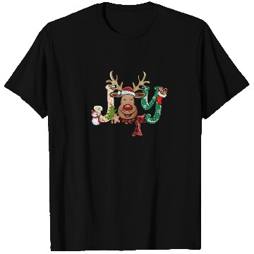 Discover Xmas Christmas Joy Snowman Deer Santa Hat T Shirts