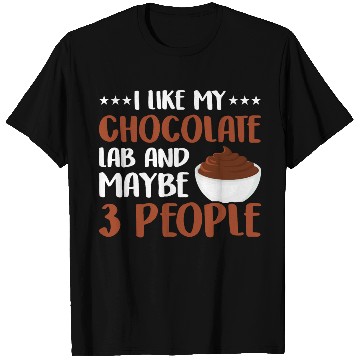 Discover I Like My Chocolate Lab And Maybe 3 People T Shirts
