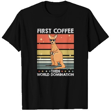 Discover Kangaroo Coffee T Shirts