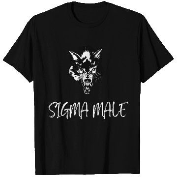 Discover Lone Wolf Sigmamale Alfa Male T Shirts