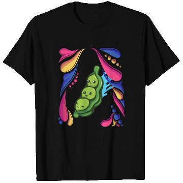 Discover Pea Vegetable Vegan colorful T Shirts