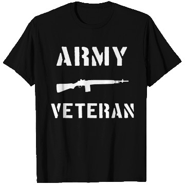Discover US Army Veteran M14 Rifle T Shirts