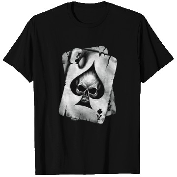 Discover Ace of Skulls Death Cards Vietnam T Shirts