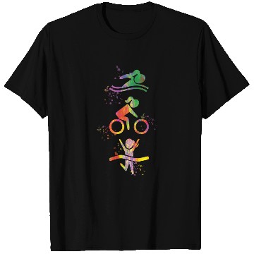 Discover Watercolor Womens Triathlon T Shirts