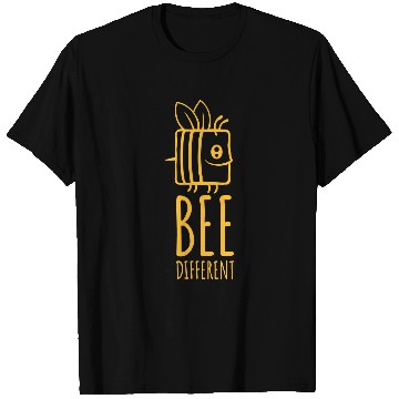 Discover bee different saying quote T Shirts