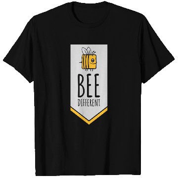 Discover bee different saying quote T Shirts