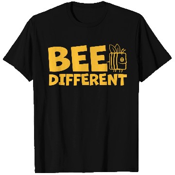 Discover bee different saying quote T Shirts
