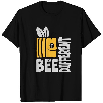 Discover bee different saying quote T Shirts