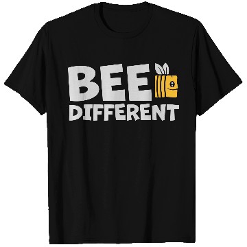 Discover bee different saying quote T Shirts