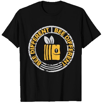 Discover bee different saying quote T Shirts