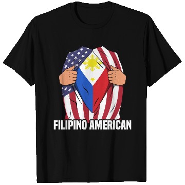 Discover Hero Design for Proud American Pinoys T Shirts