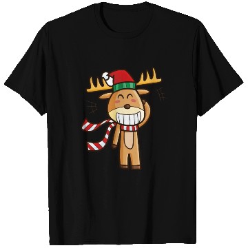 Discover Cute Christmas Deer Cartoon T Shirts