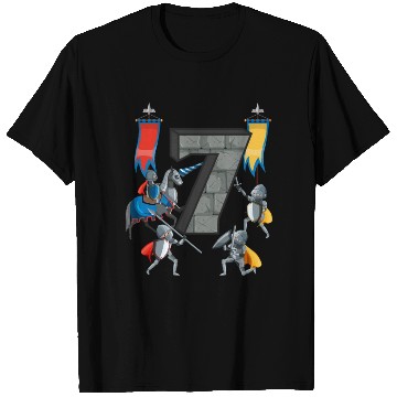 Discover Medieval Knights Middle Ages History Castle 7th T Shirts