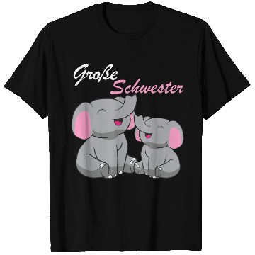 Discover Elephants - Große Schwester T Shirts