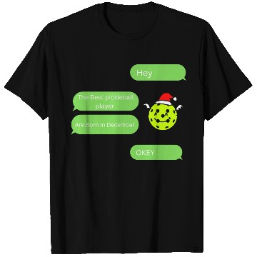 Discover The Best Pickleball Are Born In December T Shirts