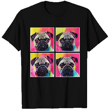 Discover Pug, anime, comic or retro style. I love my dog! T Shirts