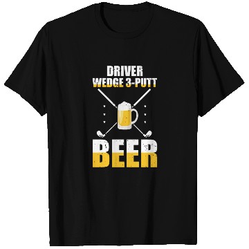 Discover Novelty Golfing Golfer Comical Field Sports T Shirts