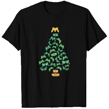 Discover Joystick Gamer Christmas Tree Pajama Lights T Shirts