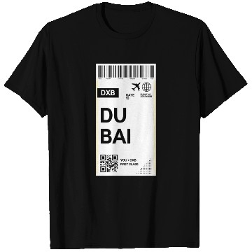 Discover Destination Dubai Airport Travel pass T Shirts