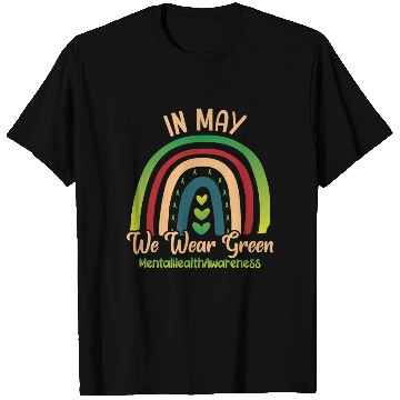 Discover In May We Wear Green Mental Health T Shirts