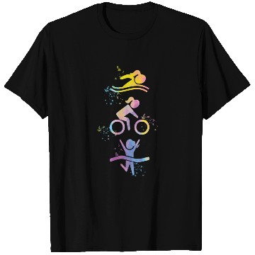 Discover Watercolor Womens Triathlon T Shirts