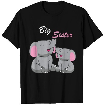 Discover Elephants - Big Sister T Shirts
