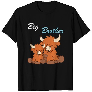 Discover Highland Cattle - Big Brother T Shirts