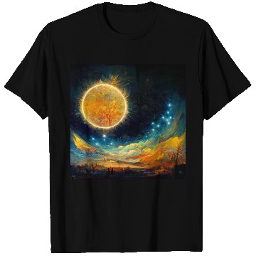 Discover Full moon and Sun T Shirts
