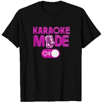 Discover Karaoke Singer 80s Retro Karaoke T Shirts