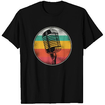 Discover Karaoke Singer Microphone Vocalist T Shirts
