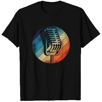 Discover Karaoke Singer Microphone Vocalist T Shirts
