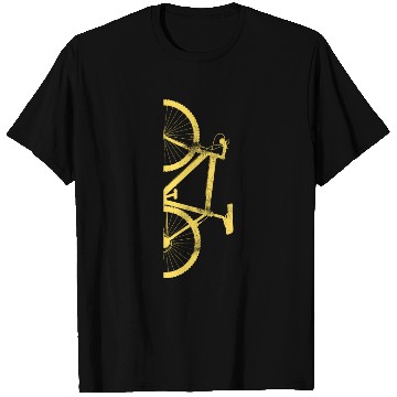 Discover Bicycle and mountain biker. Unique biker gift. T Shirts