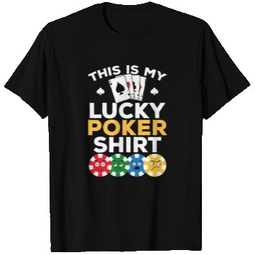 Discover Poker Player - This Is My Lucky Poker T Shirts - Poke