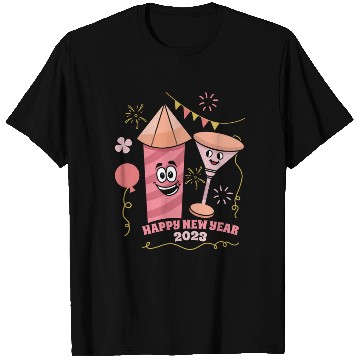 Discover Wine Fireworks 2023 New Year Hello 2023 New Year T Shirts
