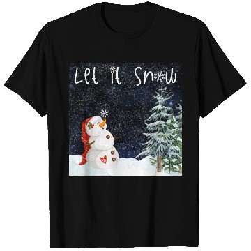 Discover Snowman - Let it snow T Shirts