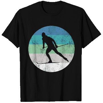Discover Cross Country Skiing Retro Vintage T Shirts