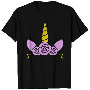 Discover Unicorn flower T Shirts