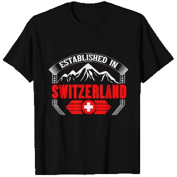 Discover Switzerland Matterhorn Flag Gift Idea T Shirts
