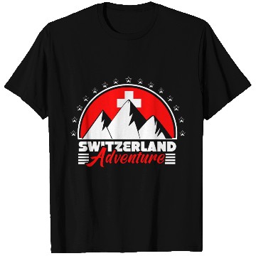 Discover Switzerland Matterhorn Flag Gift Idea T Shirts
