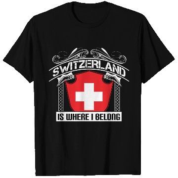 Discover Switzerland Alps State Gift Idea T Shirts