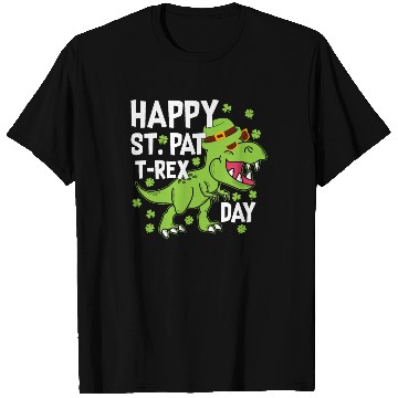 Discover Happy St. Pat Trex Day Cool Dinosaur St. Patrick's T Shirts