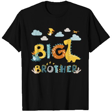 Discover Boys Big Brother Dino Lover T Shirts