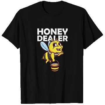 Discover Honey Dealer Bee Honeycomb Farmer Beekeeper Beehiv T Shirts