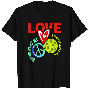 Discover I Love Pickleball Funny Pickle Ball Player T Shirts