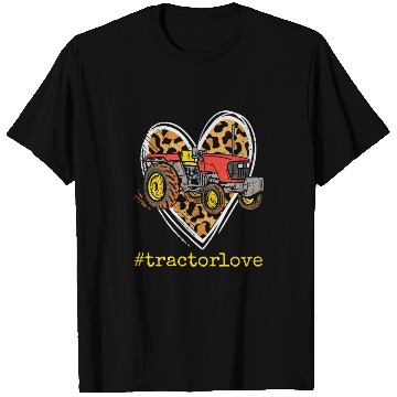 Discover Tractor Love Harvester Driver Farmer Farm Leopard T Shirts